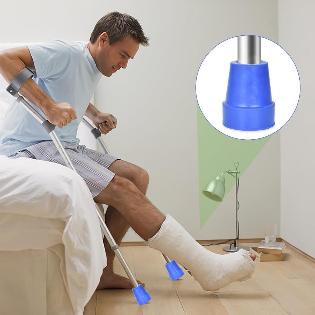 Cane Tip Trekking Pole Tip Replacement Cane Tip Set of Cane End Fall Shock Wear Cane Tip Rubber For Walking Walking Walking Hiking Stick Rubber,