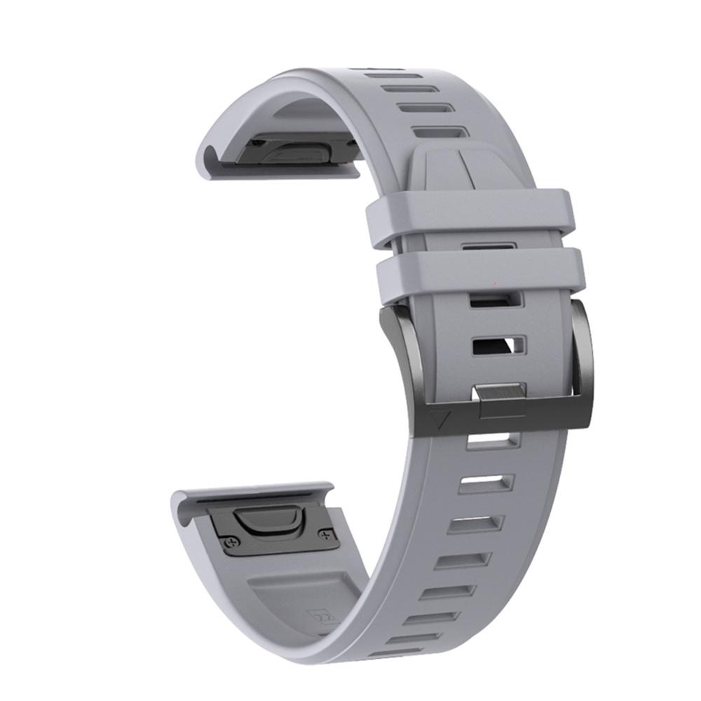 QuickFit 22mm 26mm Silicone Strap For Garmin Fenix 8 E 7X 7 6 6x Pro Solar 5x /Epix/Forerunner 965/Instinct 3 2X/Enduro 3 2 Official Band