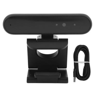 Facial Recognition Webcam 1MP 1280x720P HD Aluminum Alloy USB C Computer Camera for Win 10 11