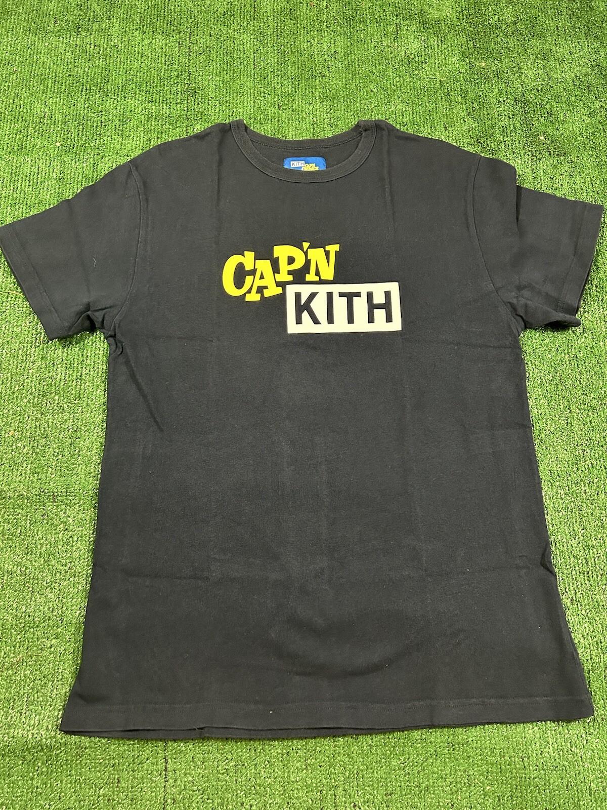 Kith Cap’n Crunch T-Shirt Men s Size Small Black Captain Collab 2016 Unisex T-Shirt XXXXL