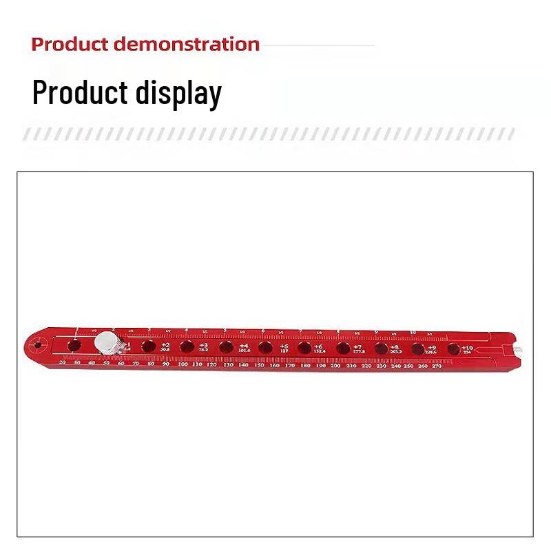 

Adjustable Aluminum Alloy Woodworking Compass Ruler CN plug (adapter included)