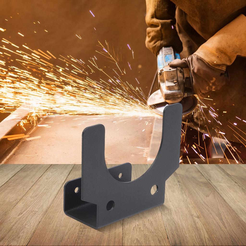 Wall Mountable Metal Holder For Angle Grinder And Polisher Tool Storage