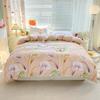 Fresh Flowers Quilt Cover 100% Cotton Zipper Duvet Cover High Quality Skin-friendly Comfortable Bedding for Kids Teens Adults
