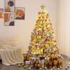 Luxury Flocked Christmas Tree Package: 1.2/1.5/1.8/2.1 Meters - Dense Snowfall Decoration
