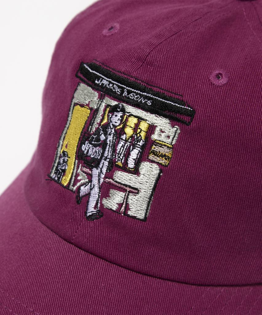 Jeipeuleseu Aaron Graphic Print Ball Cap - Purple / Htoalm0091080