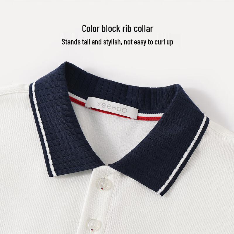 YEEHOO Boys' Cooling Anti-Bacterial Polo T-Shirt
