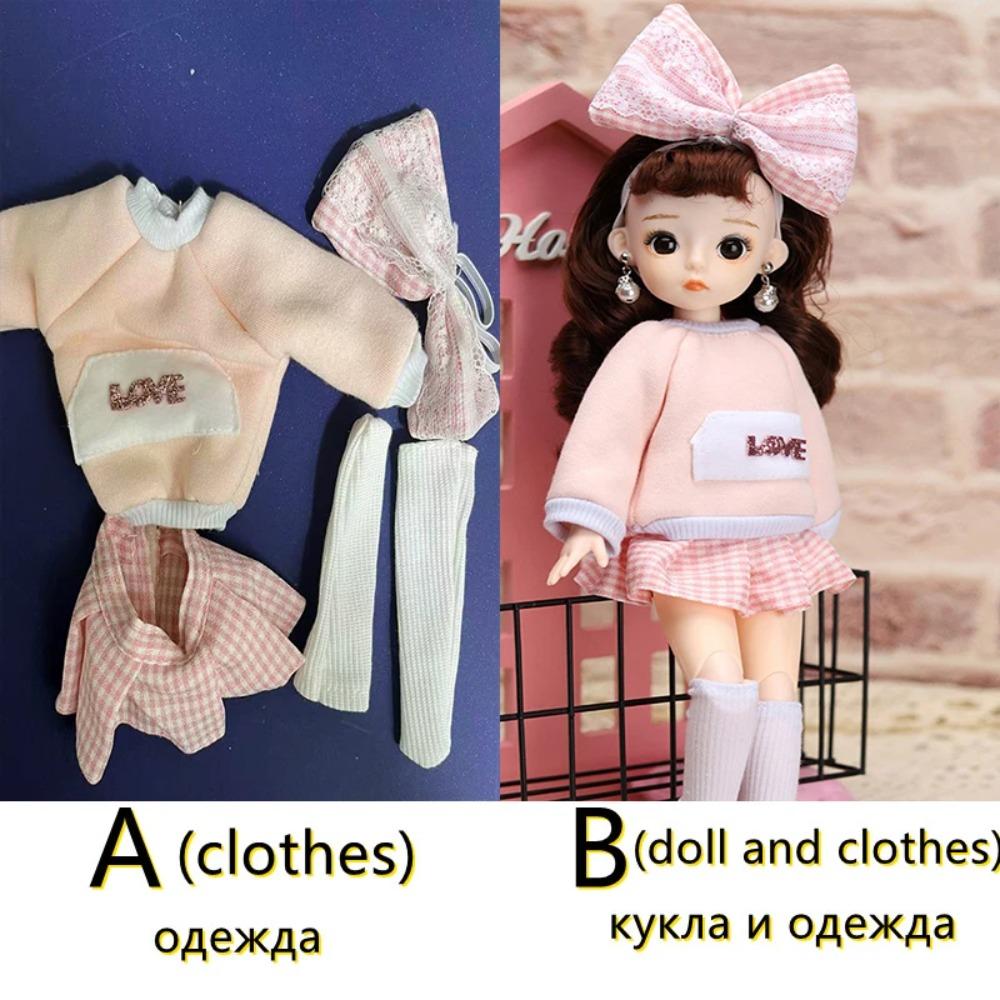 30cm Cute Princess Doll Set or Doll Clothes 21 Joints Moveable Doll Kids Girl Doll Toy Gift 1/6 Bjd Doll