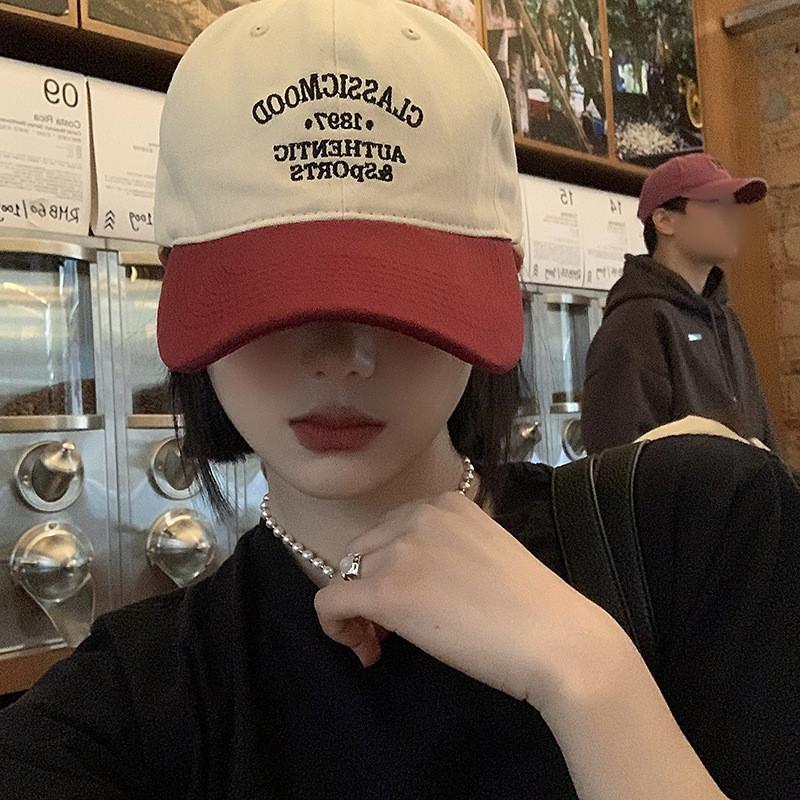 Adjustable Trendy Brim Cap For Women Comfortable Cotton Sun Hat In Multiple Colors