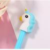 10Pcs Japanese and Korean Girl Heart Cartoon Unicorn Neutral Pen Student Signature Pen Writing Exam Pen Office Black Water Pen