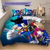 Sonic Adventure Team Sonic Print 3Pcs Bedding Setduvet Cover With 2 Bedropillowcase Home Birthday Gift