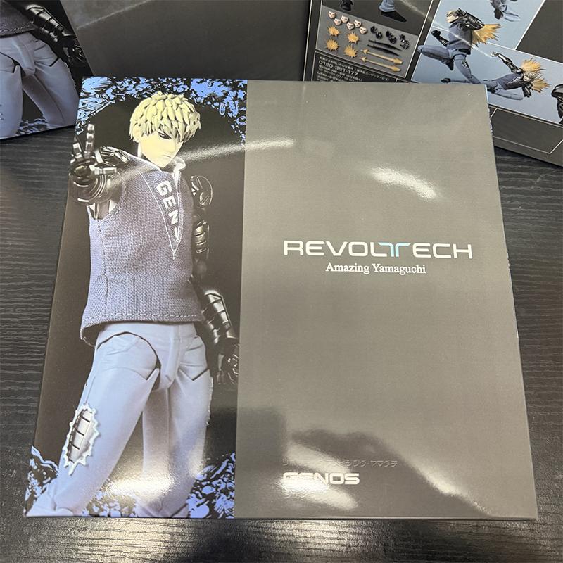 In Stock Kaiyodo Revoltech Amazing Yamaguchi One Punch Man Genos Action Figure Collectible Toy Model Gift