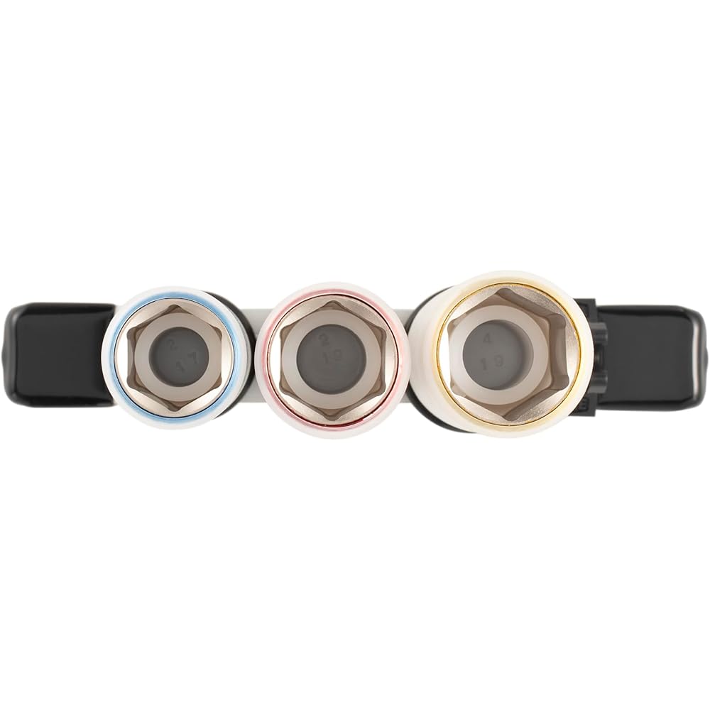 Tone Impact Socket Set with Protector 3 Pieces 12.7mm (1/2") Holder Included