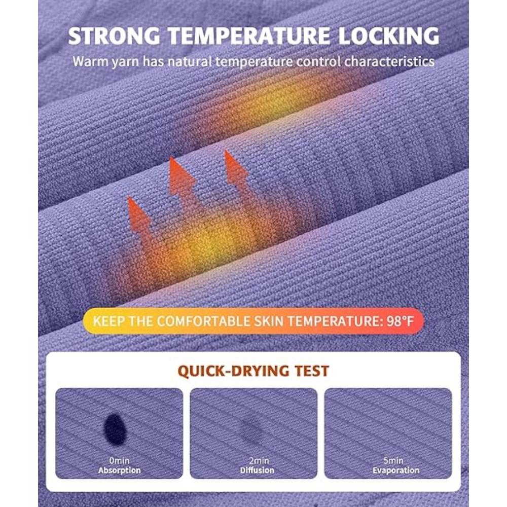 CHARMLEAKS Quarter Zip Thermal Underwear Set for Women Long Sleeve Ski Base Layers for Women for Cold Weather