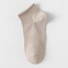 Men's Summer Thin Solid Color Breathable and Sweat Absorbing Mid Calf Sports Socks