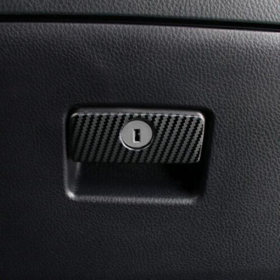 For Toyota Highlander Co-Pilot Handle 2014-2019 Steel Carbon Fiber Cover Trim