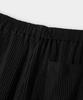 Dimiteulibeullaeg [Estate] Pantaloni larghi a pieghe singole Asi_Nero