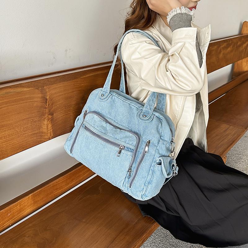Denim Bag Women's Tote Bag Large Capacity Shoulder Crossbody Bag