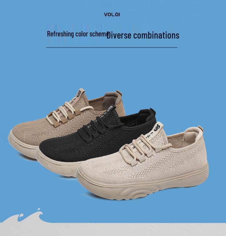 Women's Slip-on Lightweight Loafers: Comfortable, Breathable, Soft Sole Casual Shoes for Spring and Autumn