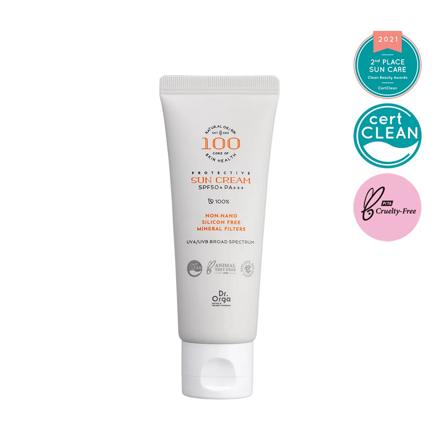 Dr. Orga 100 Sun Cream SPF50+ PA+++ 50ml 50ml