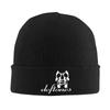 Cappello a Cuffia in Maglia Calda PP Teschio Deftone Bianco Ohms Intorno Berretto Invernale a Cuffia Skullies Berretti Hip Hop per Unisex