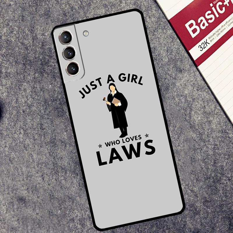 Law Student Lawyer Judge Case For Samsung Galaxy S25 S26 Ultra S20 S22 S23 S24 Ultra S21 Plus S10 S25 FE Cover Coque