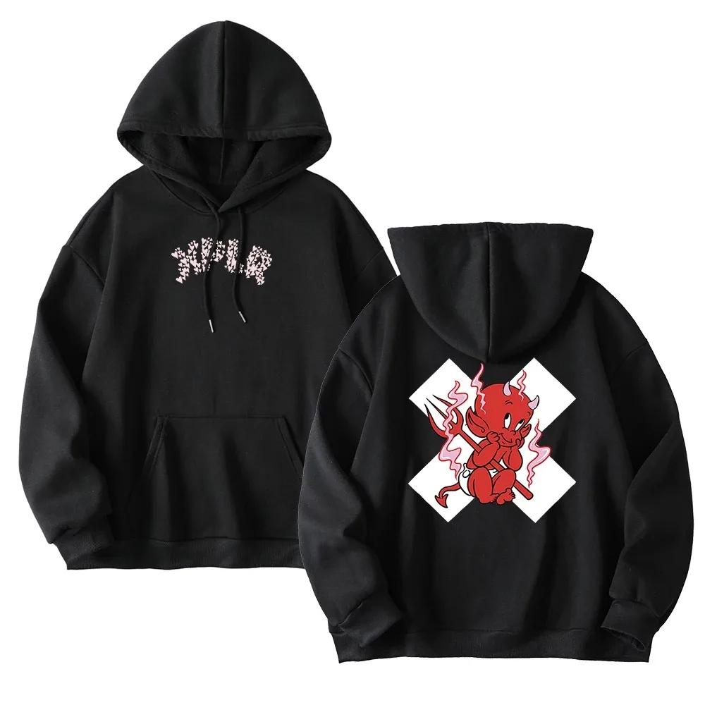 XPLR Sam and Colby Punk Pin Merch Mikina Unisex Mikina Sportovní oblečení Ležérní oblečení