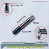 Universal High-Pressure Car Washer Pump: 1812 Plunger Piston Rod with Black Spray Porcelain Plunger & White Ceramic Tube