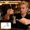 Double-Ended Ounce Cup Cocktail Bar Jigger Stainless Steel Rust-Proof Wear-Resistant Measuring Cup for Accurate Drink Mixing Bartender Supplies