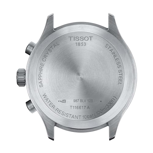 Tissot CHRONO XL Men's Watch with Leather Strap and Anthracite Dial, Officially Imported, Model T1166171606200