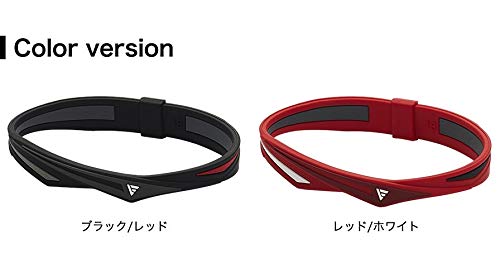 Phiten RAKUWA Bracelet EXTREME Twist Red/White 16cm