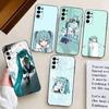Cartoon Anime  H-Hatsunes MIku Phone Case For Samsung S25,S24,S21,S22,S23,S30,Ultra,S20,Plus,Fe,Soft Silicone Black Cover