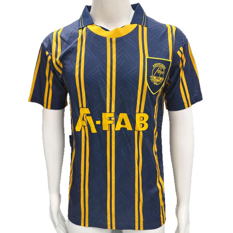 Aberdeen Retro 9394 Away Football Jersey (Short Sleeve, S-2XL)