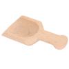 10pcs Wood Bath Salt Scoop Polished Surfaces Eco Friendly Salt Scoop Bath Scoop for Shower Room