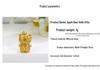 Sterling Silver 999 Hello Kitty DIY Beading Apple Little Bear Handmade Woven Rope Lucky Beads Jewelry