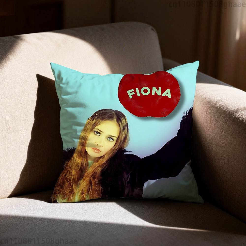 Fiona Apple Pillow Case Antidustmite Pillowcase Invisible Zipper Silky Short Plush Sofa Cushion Cover