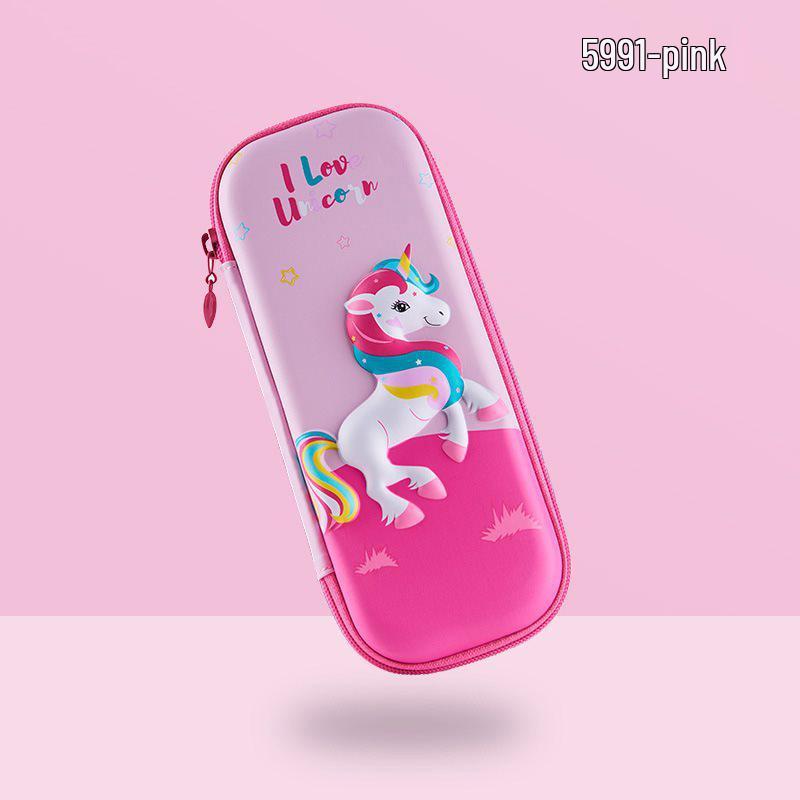 High-Capacity Korean-Style Pencil Case for Elementary Students