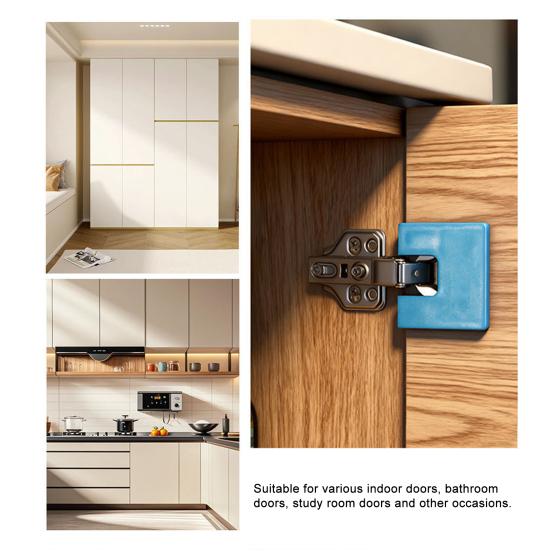 2/4/6Pcs Hinge Positioning Piece Magnetic Spacer for 2mm Door Gap Hands-Free Installation Cabinet Door Alignment