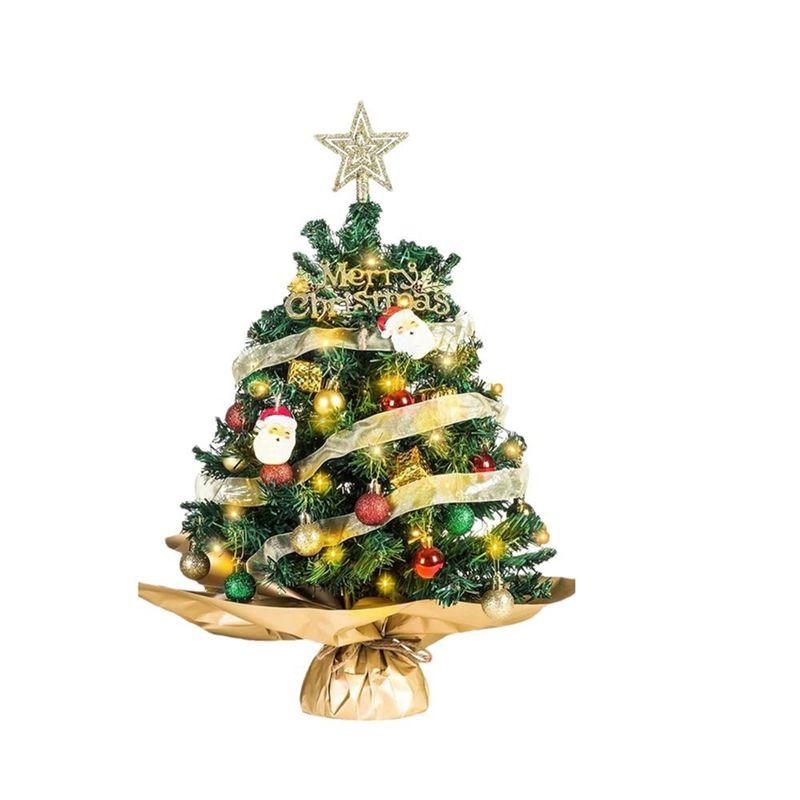 

AEE4-Miniature Christmas Tree Christmas Table Ornament Decorative Miniature Christmas Tree Desktop Christmas Tree Decoration