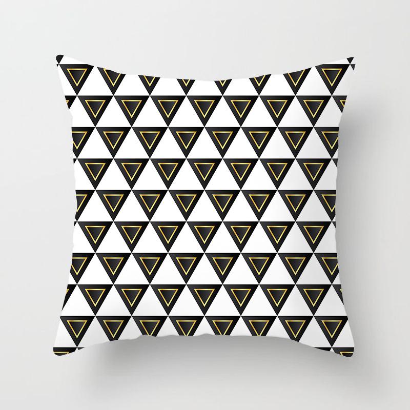 Home Furnishings Sofa Pillow Cover Modern Simple Geometric Abstract Cushion Cover Cushion Cover