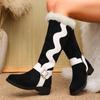 Women's -Lined Tall Winter Boots, Warm Fashion Long Boots for Cold