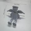 Creative 3D Printed Angel Sculpture Jointed Action Doll For Garden Home Decortions Desktop Ornaments Crafts