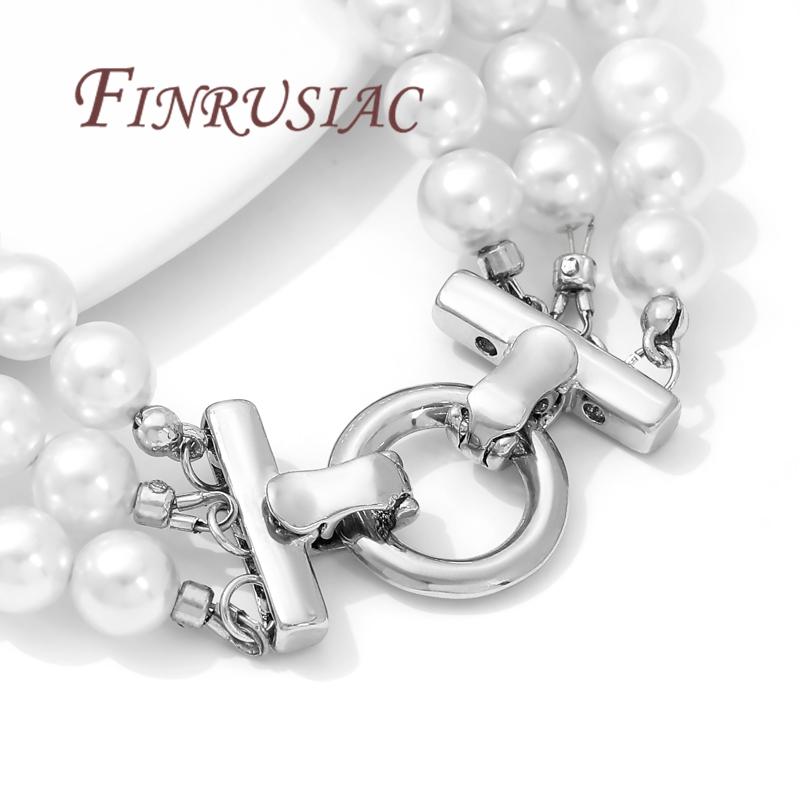 3 Styles 18K Gold Plated Multi-row Pearl Clasps For Necklaces Making,Bracelets Clasp Connectors For Jewelry DIY Accessories