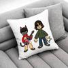 Federa per Cuscino Decorativa L-Liam Gallagher O-Oasis Definitely Maybe per 50cm 40cm 55cm 45*45cm 30cm Quadrata Federa per Cuscino da Camera da Letto