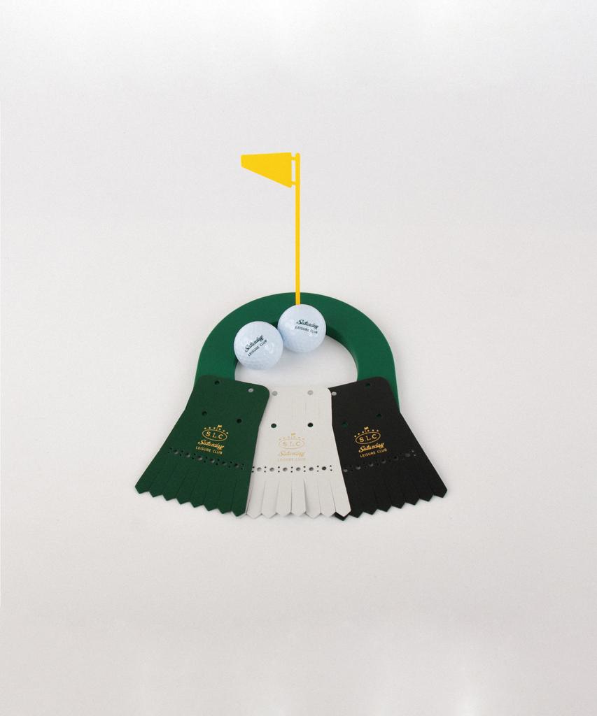 Saturday Leisure Club Leather Kiltie - British Racing Green