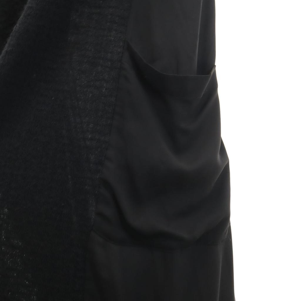 ZUCCa Made In Japan Long Sleeve Knit Switching One Piece M Black Women Used