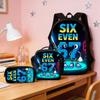 3pcs Cartoon Number 67 Pattern Backpack Set Lightweight Large Capacity School Bag Travel Bag with Shoulder Bag Pencil Bags Gift