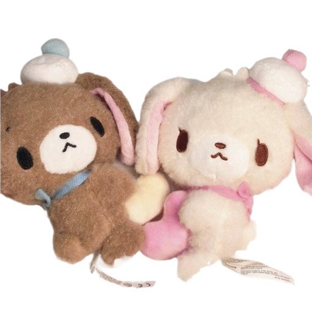 Cute Furry Doll Pendant Cartoon Sweet Girl Plush Pendant Bag Pendant Portable Keychain Gift For Girlfriend