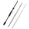 Portable 4-Section Spinning/Casting Fishing Rods Carbon Fiber Telescopic Fishing Pole for Saltwater and Freshwater
