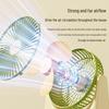 Compact Portable Desktop Fan for Home, Office, and Dorm Use