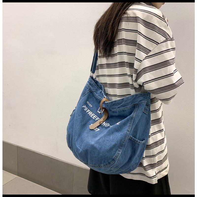 New Cowboy Bag Female Shoulder Bag Temperament Cowboy Large Capacity Tote Bag